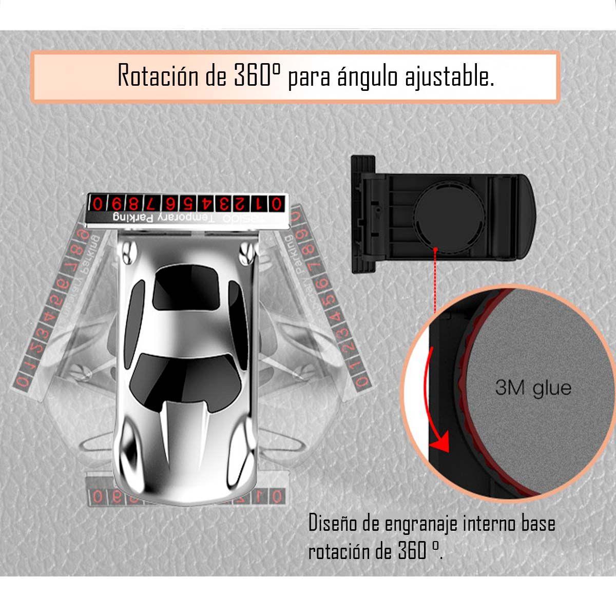 Soporte Celular Car Holder Auto Porta Teléfono Yesido C63 Gris-3