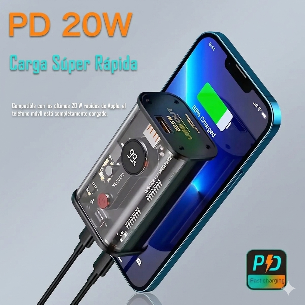Bateria Externa Power Bank Cargador De 10000 Mah - Yp35-5