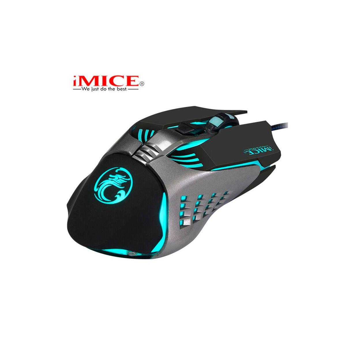 Mouse Óptico Gamer Imice V5 Premium 3200 Dpi-3