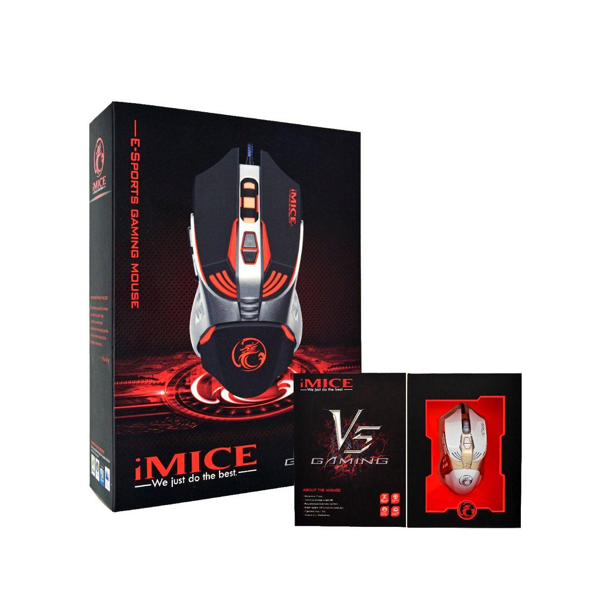 Mouse Óptico Gamer Imice V5 Premium 3200 Dpi-4