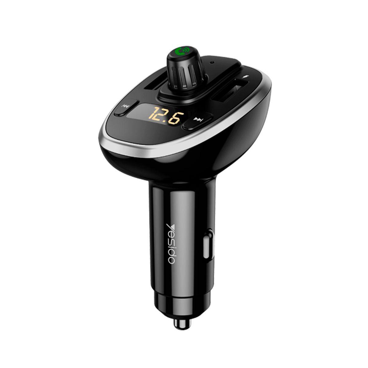 Transmisor Receptor Bluetooth Para Auto Carga Rápida, Fm Y39-0