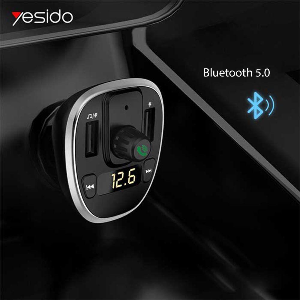Transmisor Receptor Bluetooth Para Auto Carga Rápida, Fm Y39-3