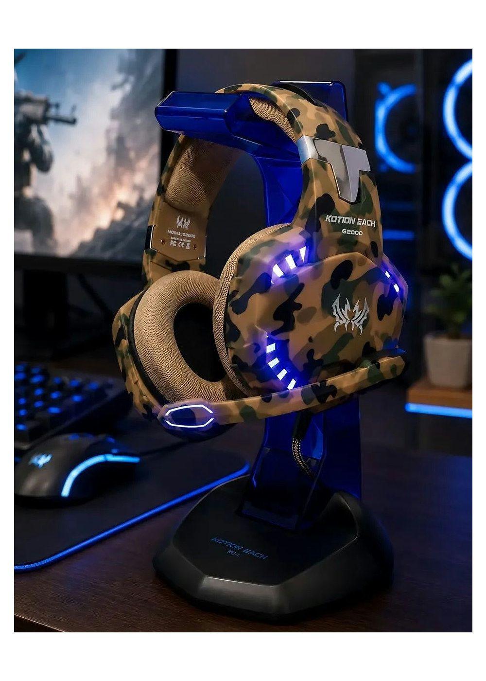 Audifonos Headset Gamer Premium Kottion + Headset Stand-2