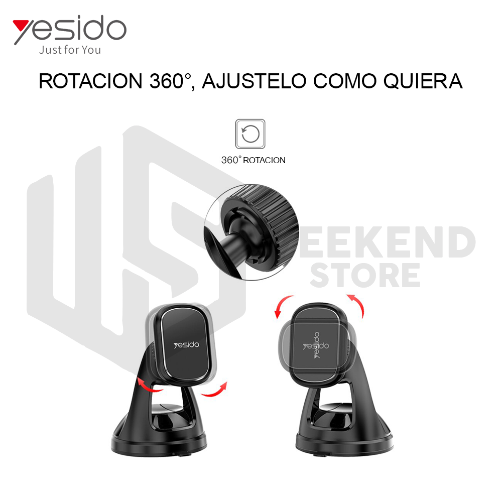Soporte Holder Porta Celular Magnetico Yesido C72-6