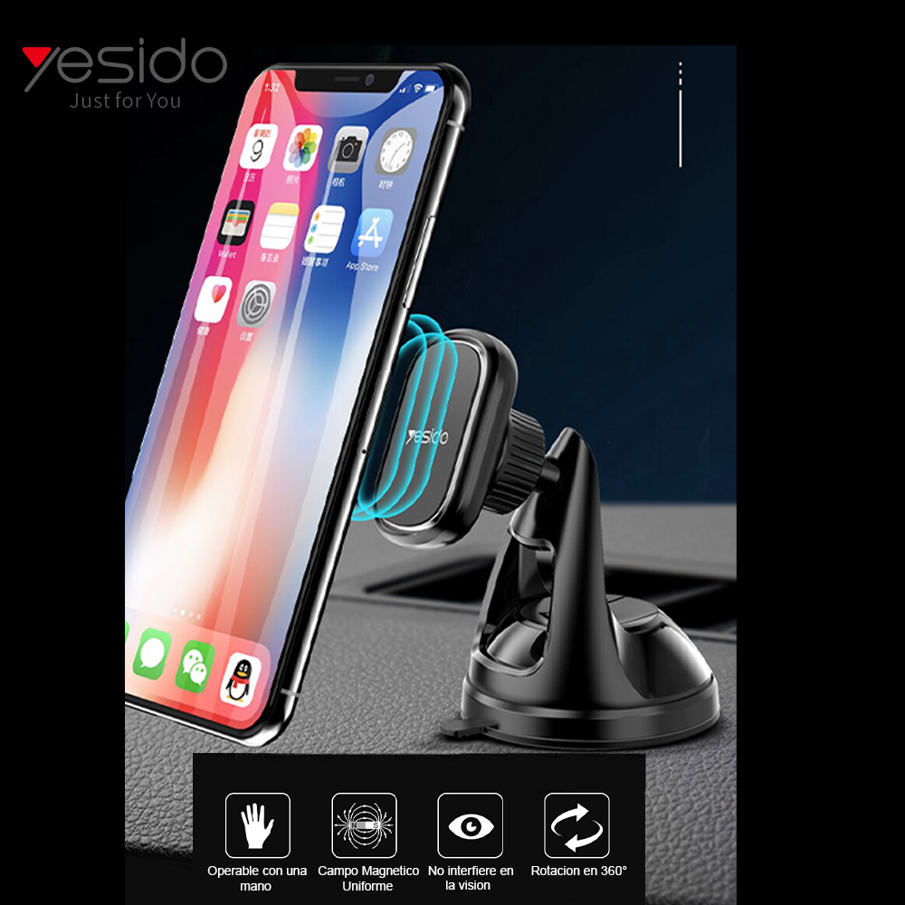 Soporte Holder Porta Celular Magnetico Yesido C72-8