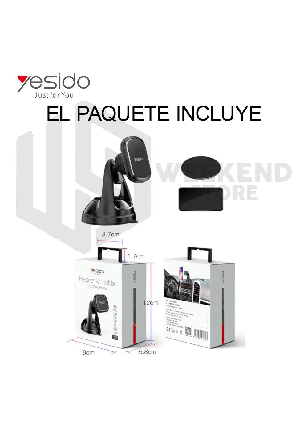 Soporte Holder Porta Celular Magnetico Yesido C72-9