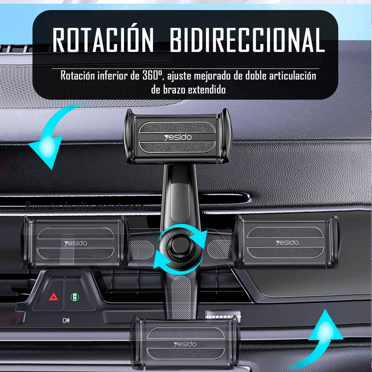 Soporte Holder De Rejilla Para Auto Telefono Yesido C165-2