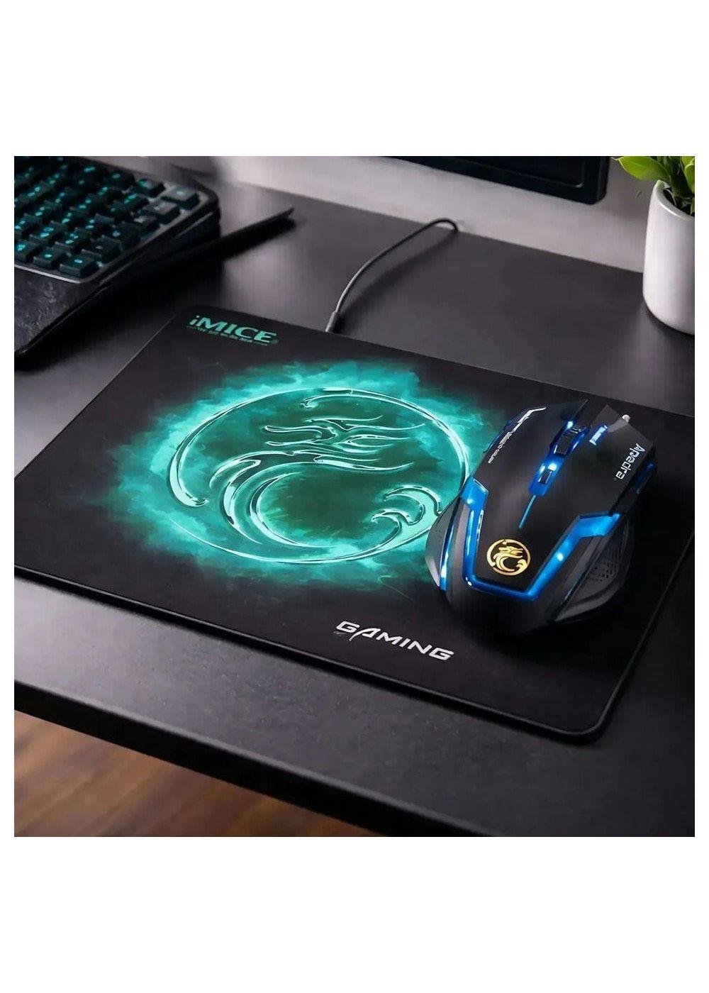 Pack Mouse Optico Premium Gamer Imice A9 + Mousepad-4