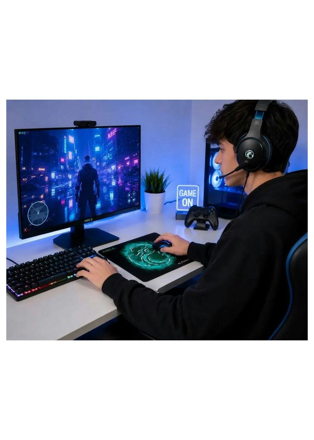 Pack Mouse Optico Premium Gamer Imice A9 + Mousepad-5