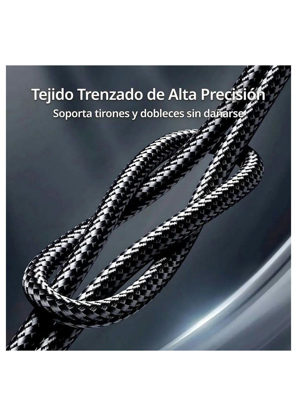 Cable USB Tipo C a USB C 1 Metro 60W Yesido CA156 Negro-6