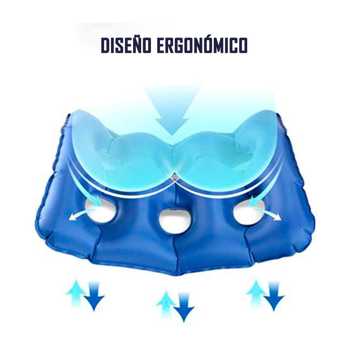 Cojin Antiescaras para Silla de Ruedas Ortopédico Inflable-5