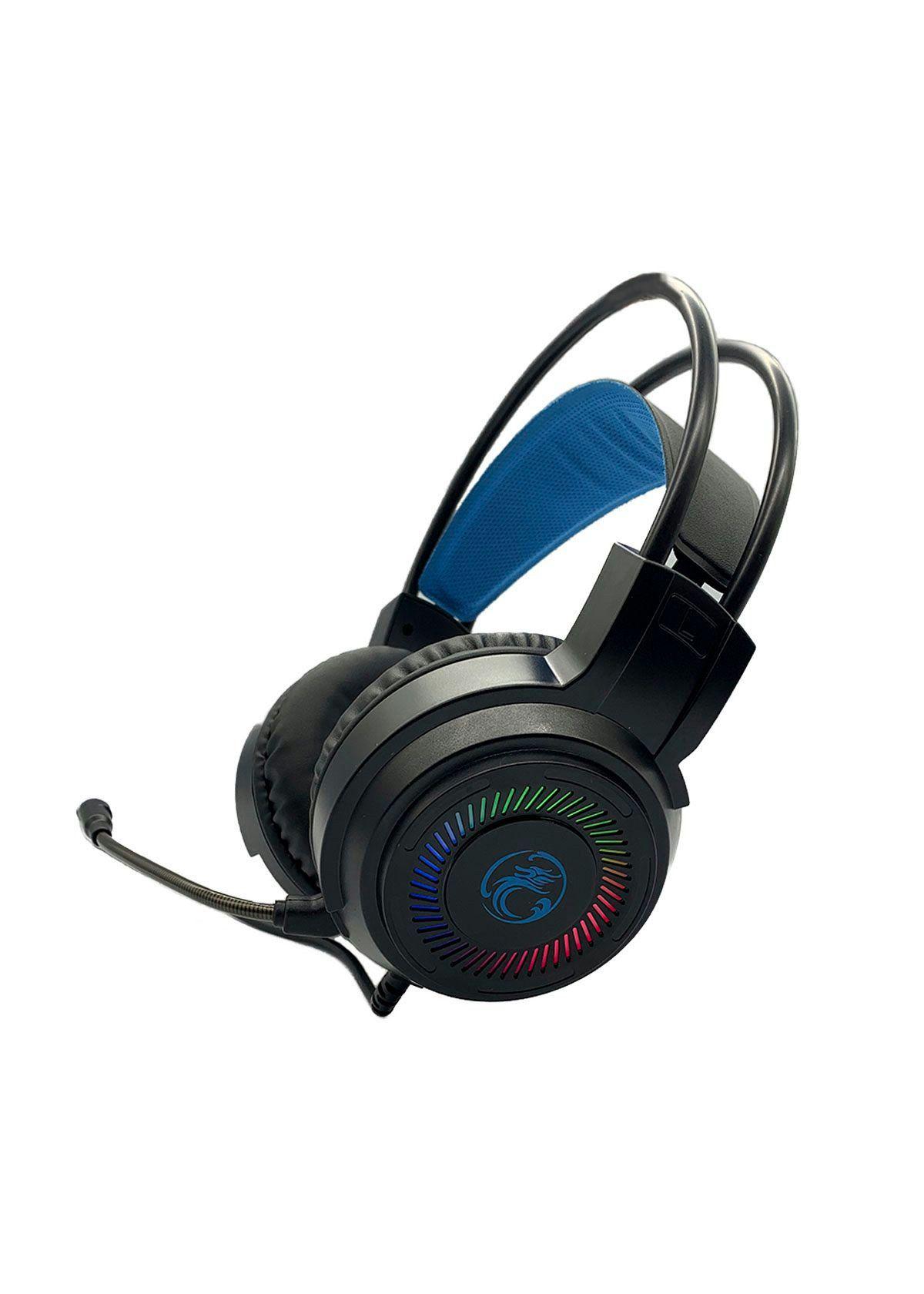 Audífonos USB Con Micrófono Gamer Apedra HD-480 USB Con Luz RGB-0