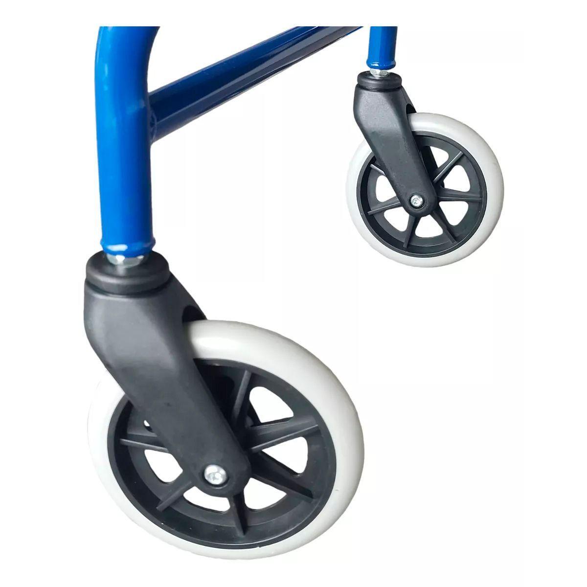 Andador Burrito Ortopedico Plegable 4 Ruedas Bolso Y Asiento 3004B-1-4