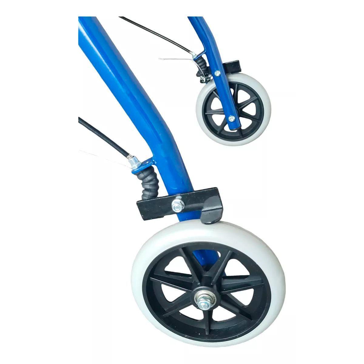 Andador Burrito Ortopedico Plegable 4 Ruedas Bolso Y Asiento 3004B-1-5