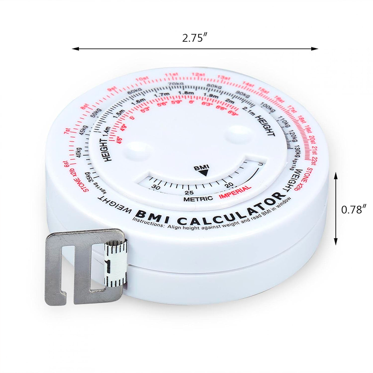 Cinta Métrica Huincha Indicador De Masa Corporal Imc Oneder-2