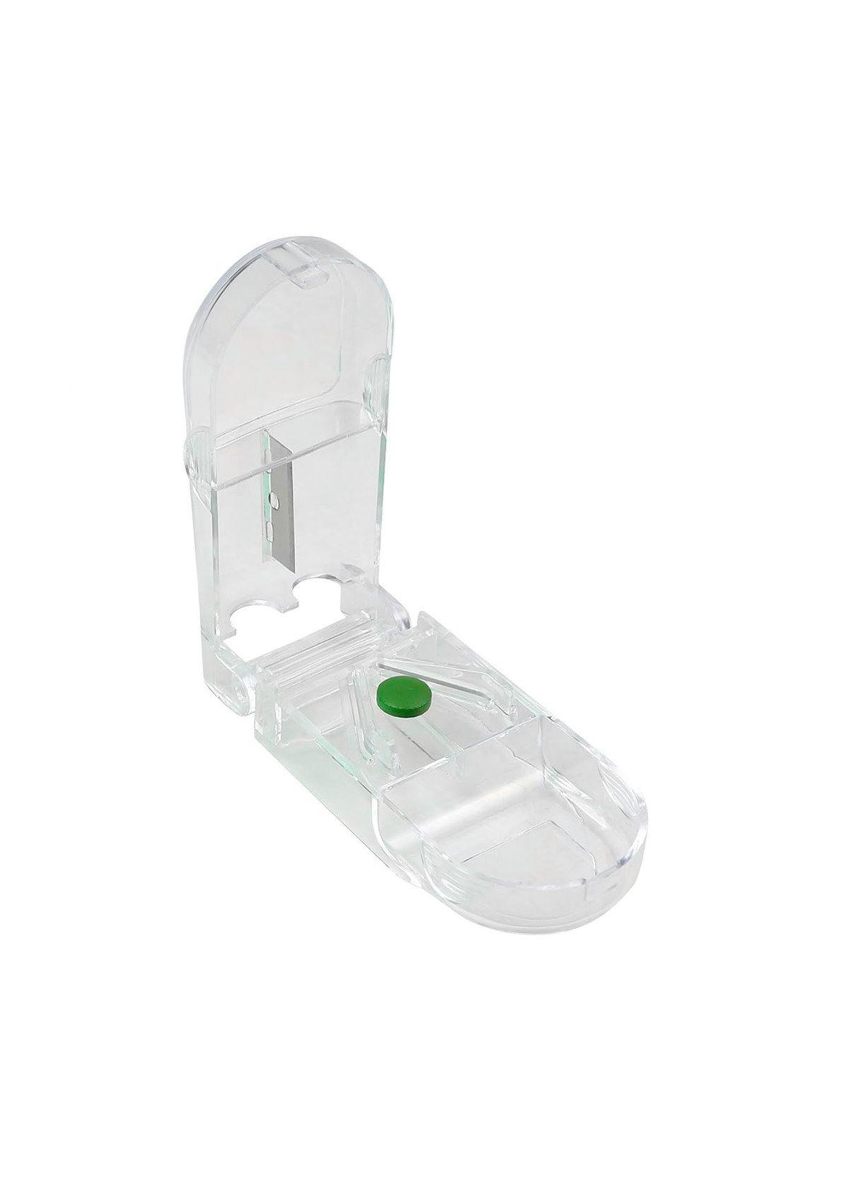 Pastillero Organizador Cortador Dosificador Pastilla Transparente-2