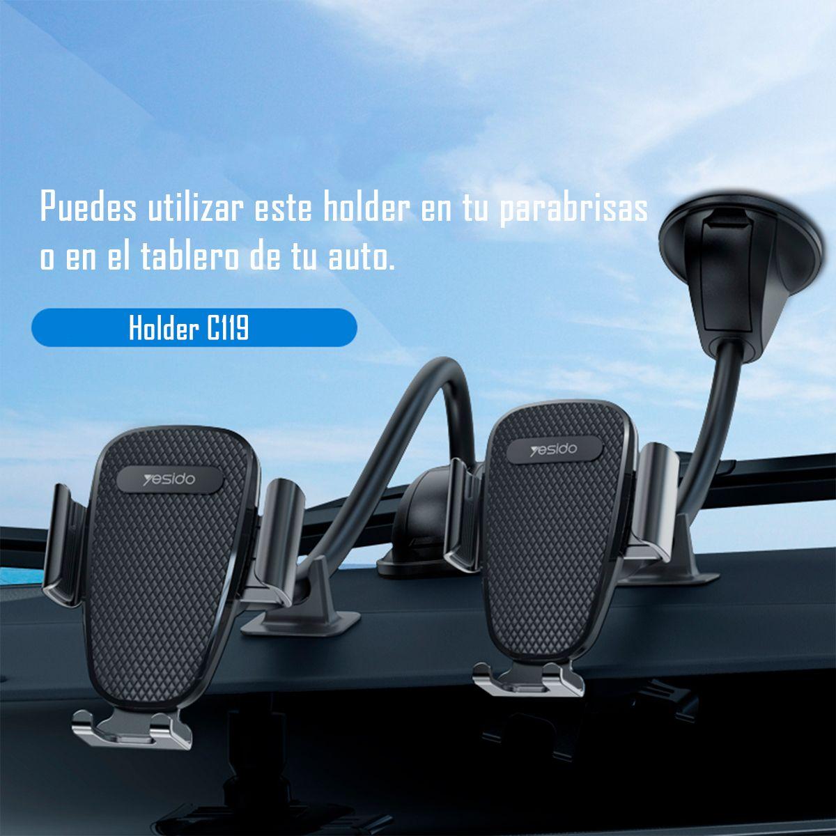 Soporte Holder Para Celular Auto Largo Tablero C119-2
