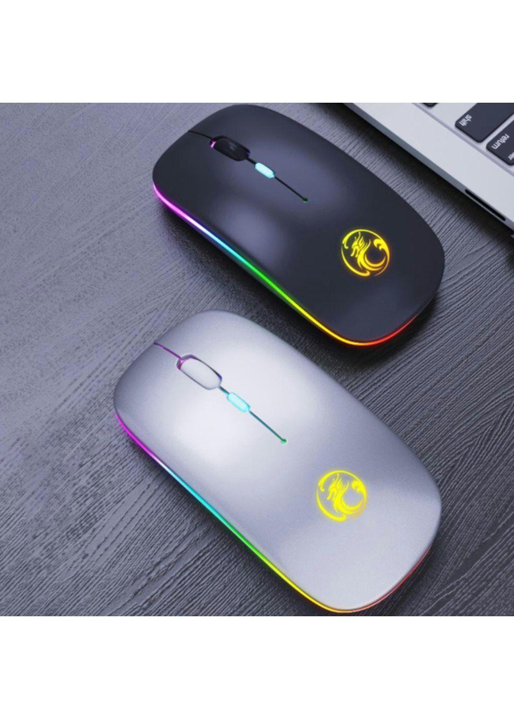 Mouse Imice E1300 RGB Wireless 2.4ghz Inalámbrico Recargable-2