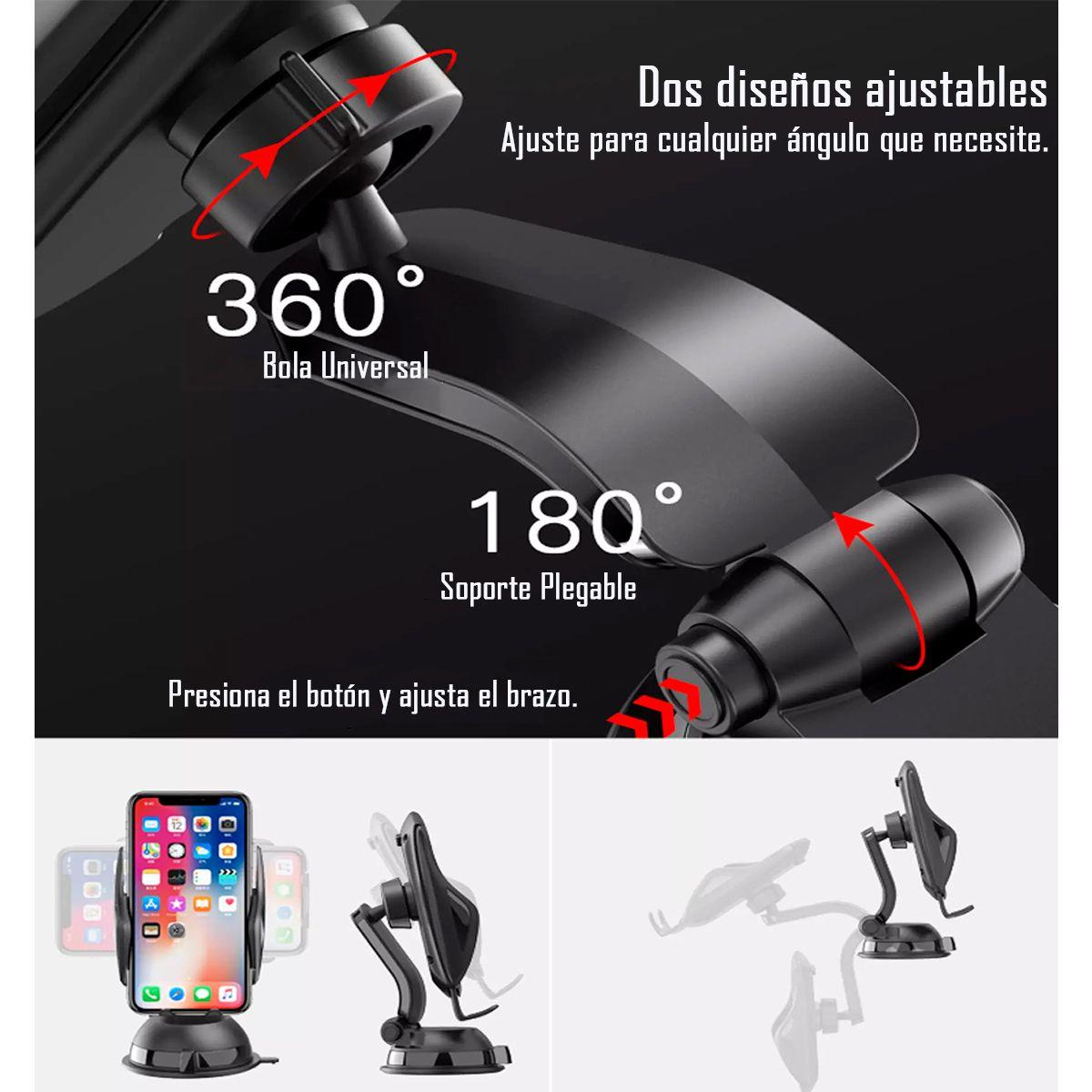 Soporte Holder Porta Celular De Clip Ventosa Yesido C99-6