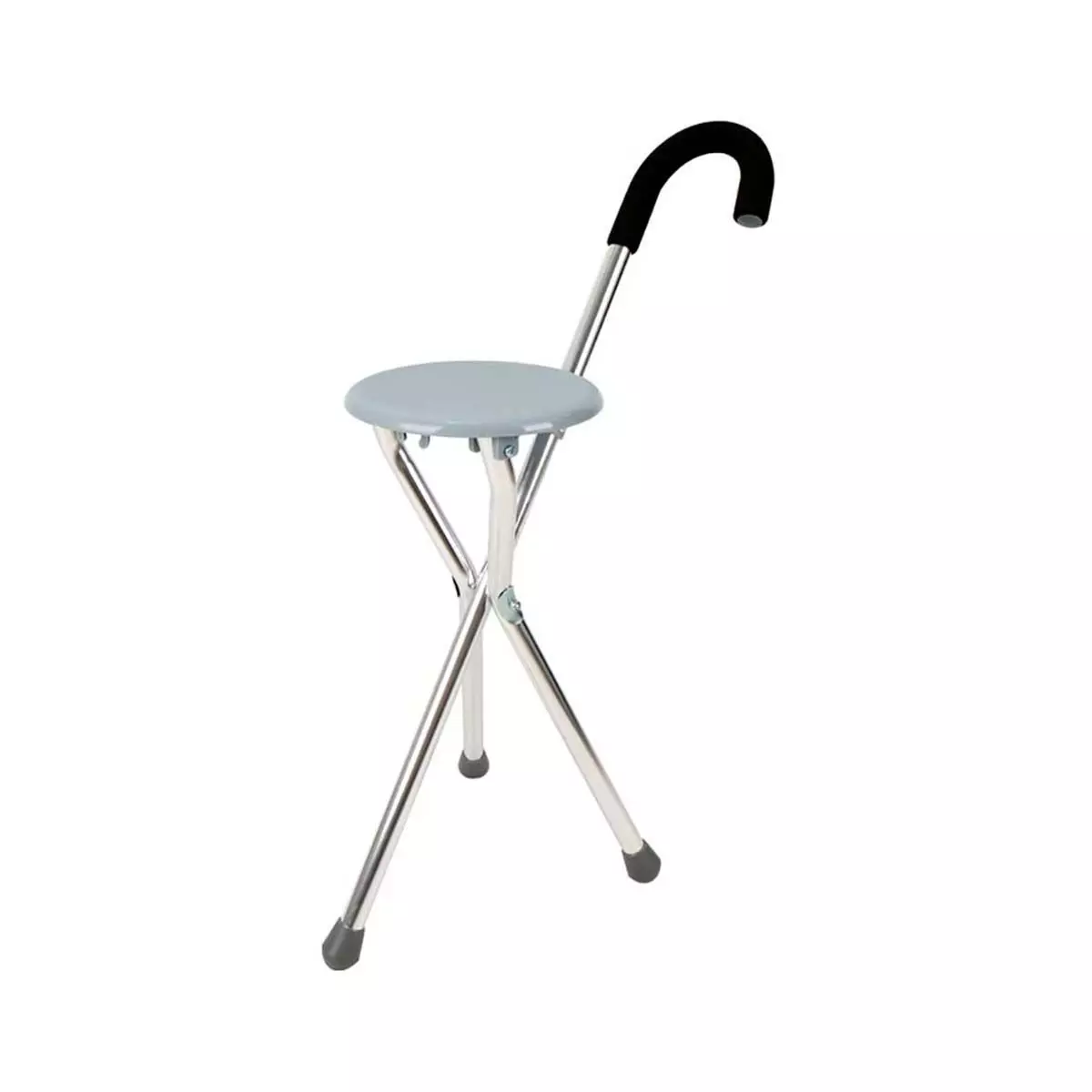 Bastón Con Asiento Plegable Aluminio Alta Calidad Premium-0