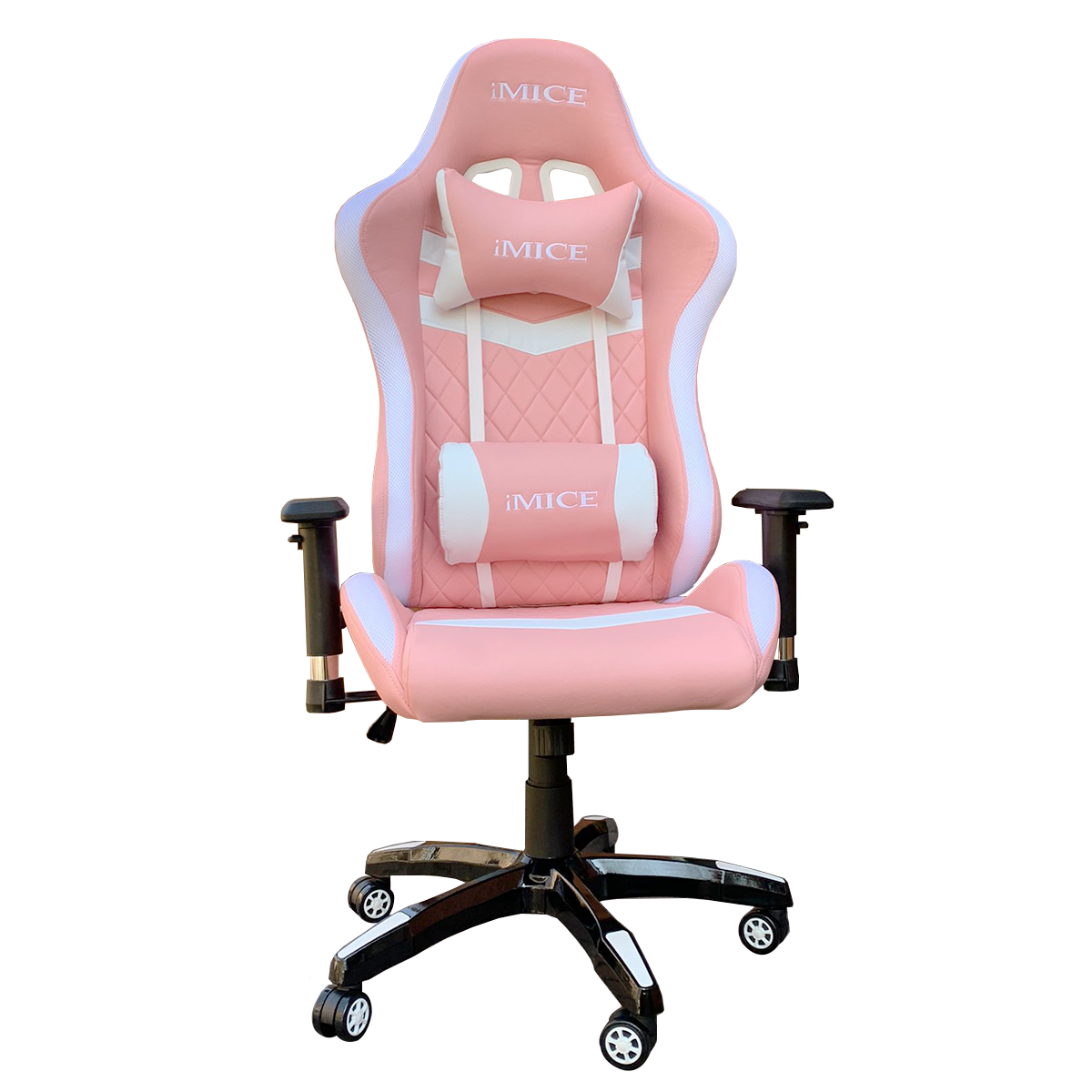 Silla Gamer Profesional Imice Retroiluminada Rgb + Control -5