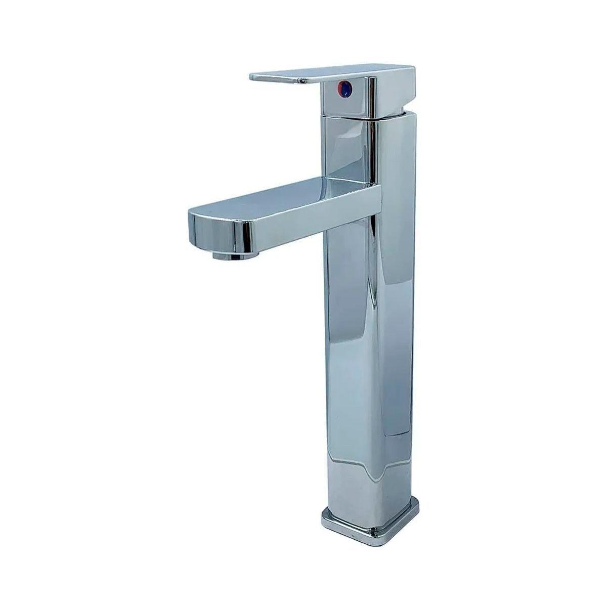 Llave Grifería Lavamanos Simple Baño Plateado Caliente Frio Tap12-0