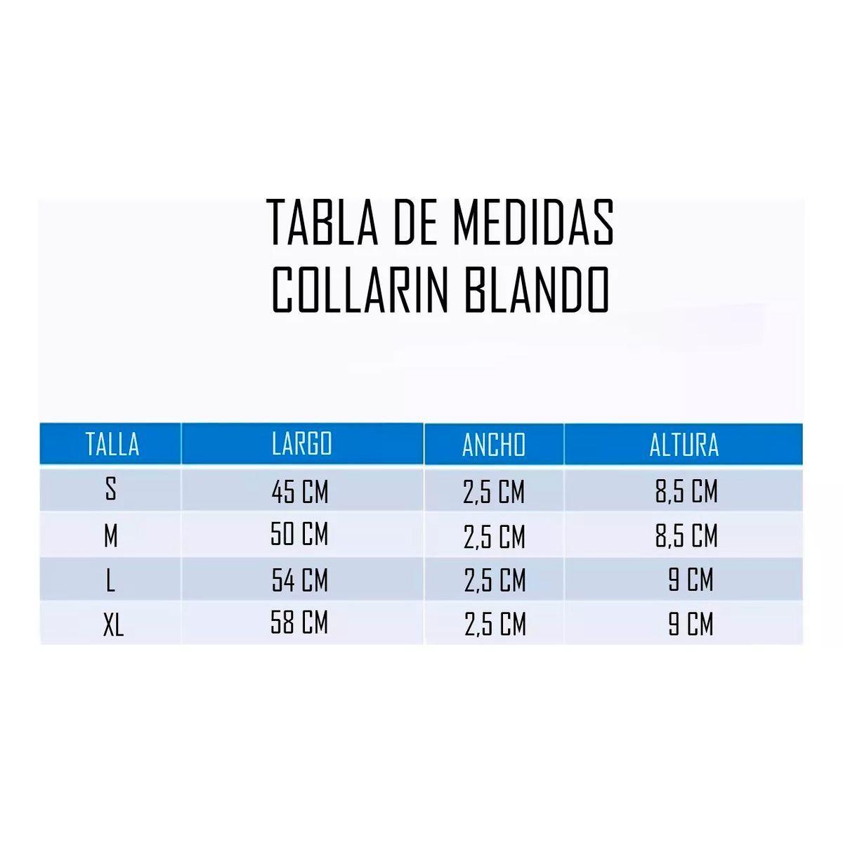 Cuello Collarin Cervical Blando Ortopedico Talla XL Premium Oneder-4