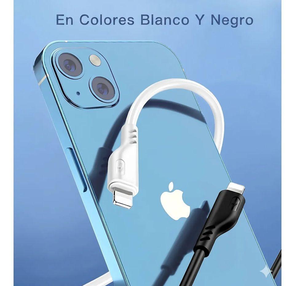 Cable De Datos Usb 2 4a Compatible Con Iphone Largo 1 2 MT-2