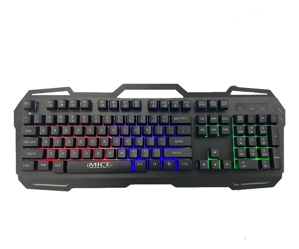 Kit Teclado y Mouse Gamer iMice AK-400 y X6 Retroiluminado con 3200 DPI-4