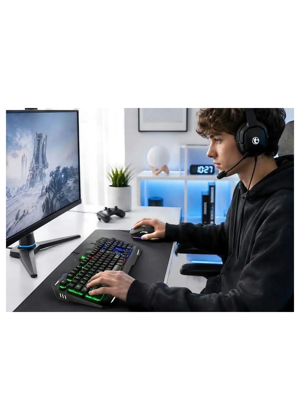 Kit Teclado y Mouse Gamer iMice AK-400 y X6 Retroiluminado con 3200 DPI-5