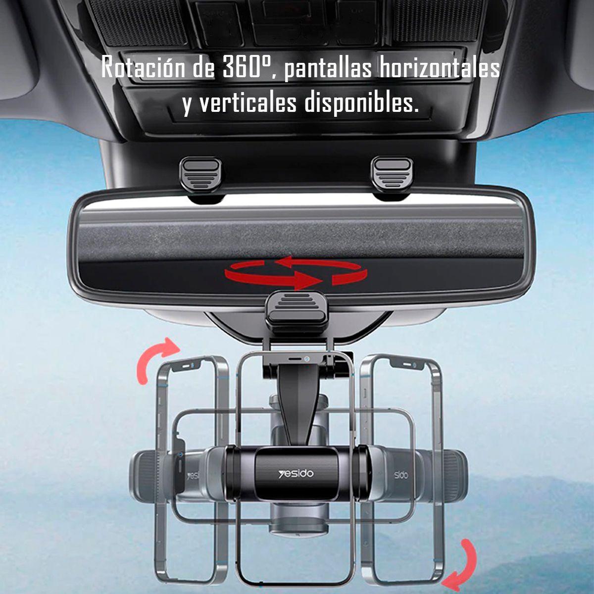 Soporte Holder Para Retovisor De Autos Estilo Sujeción C193-1