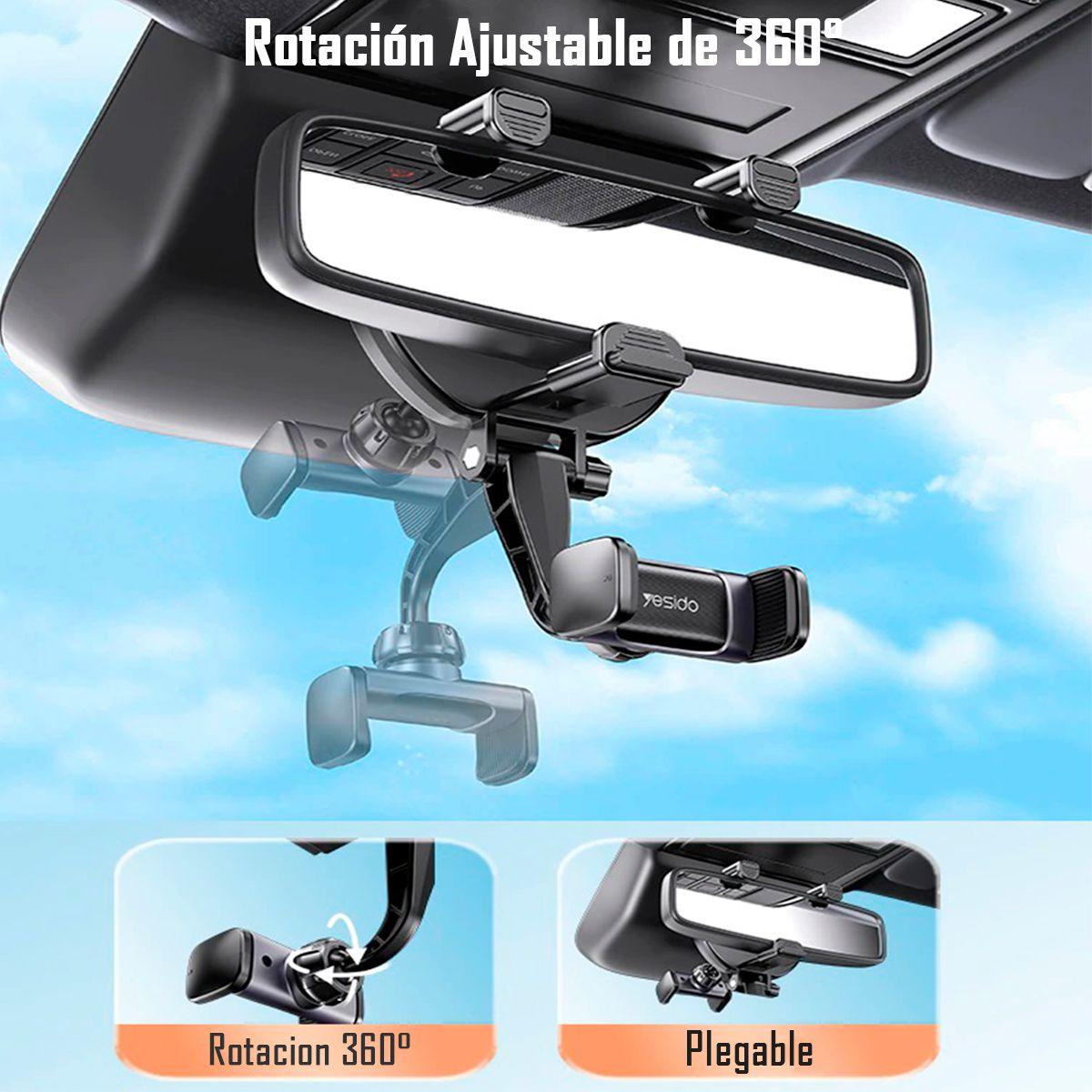 Soporte Holder Para Retovisor De Autos Estilo Sujeción C193-2