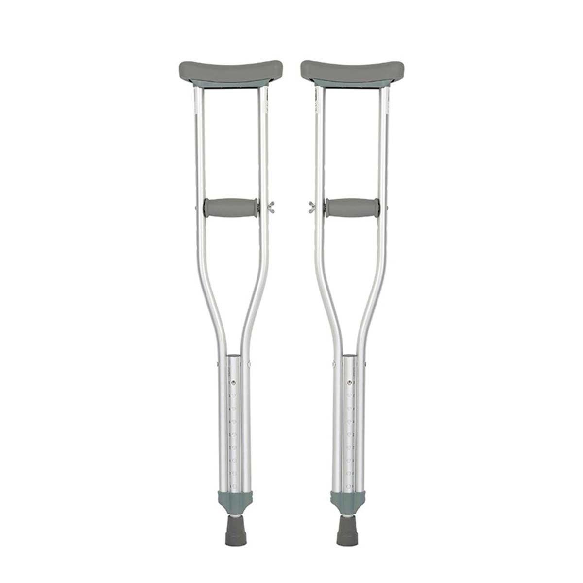 Par De Muletas Ortopédicas Altura Regulable Liviana-0