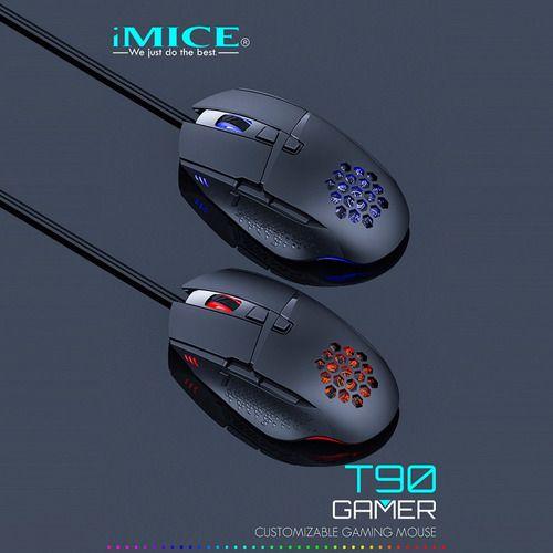Mouse Gamer Premium Imice T90 7200 Dpi Rgb Shooter-6