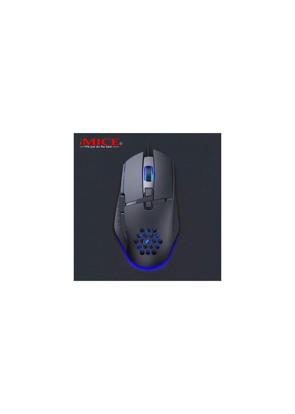 Mouse Gamer Premium Imice T90 7200 Dpi Rgb Shooter-8