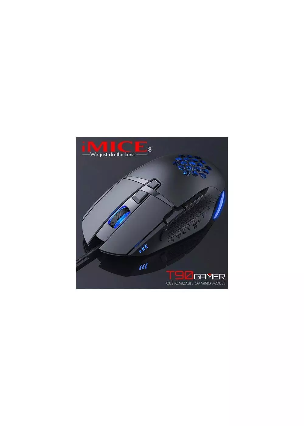Mouse Gamer Premium T90 7200 Dpi Rgb Shooter-7