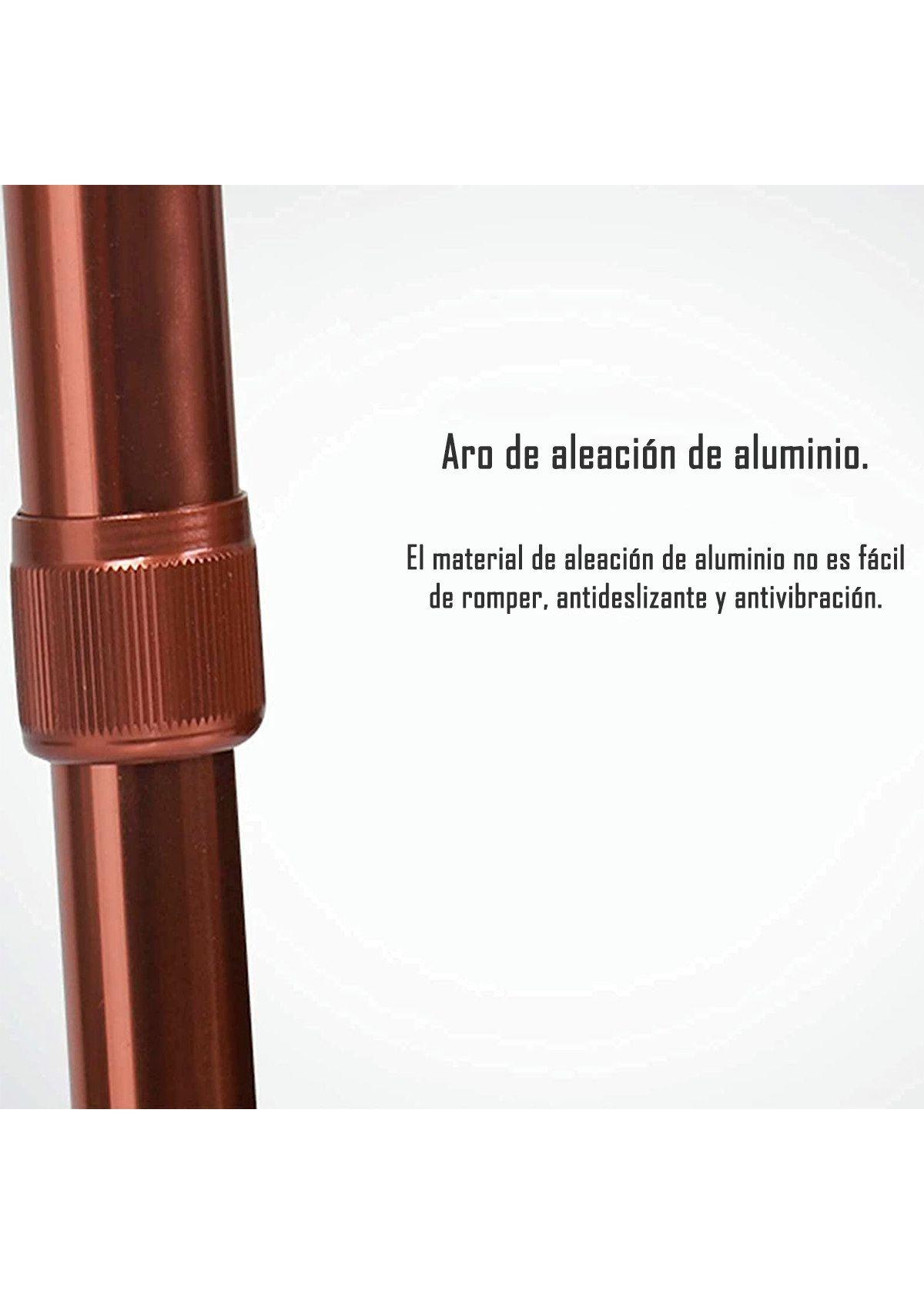 Baston Ortopedico Altura Regulable Adulto Mayor Bronce-2