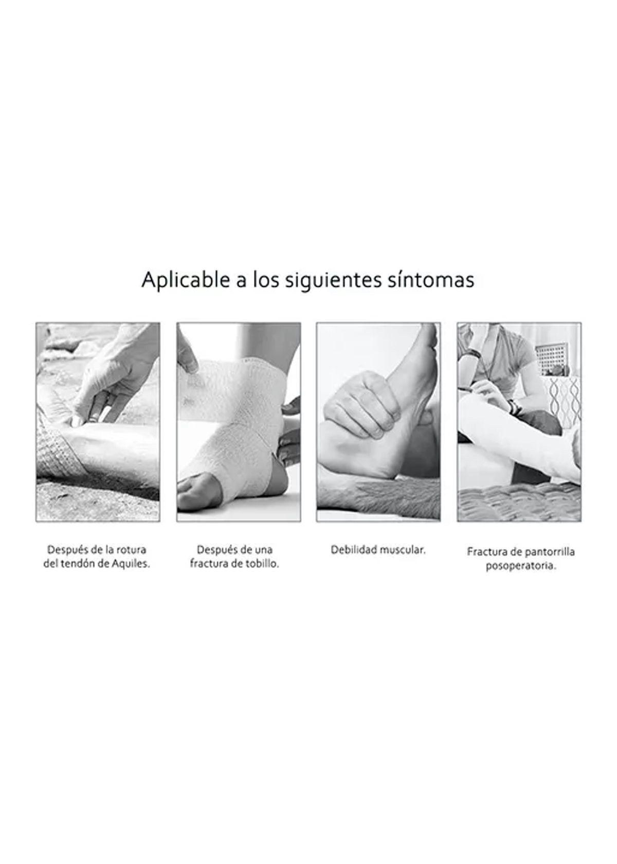 Bota Ortopédica Mecanismo Rom Cam Walker Alta Gris Oneder Talla S-2