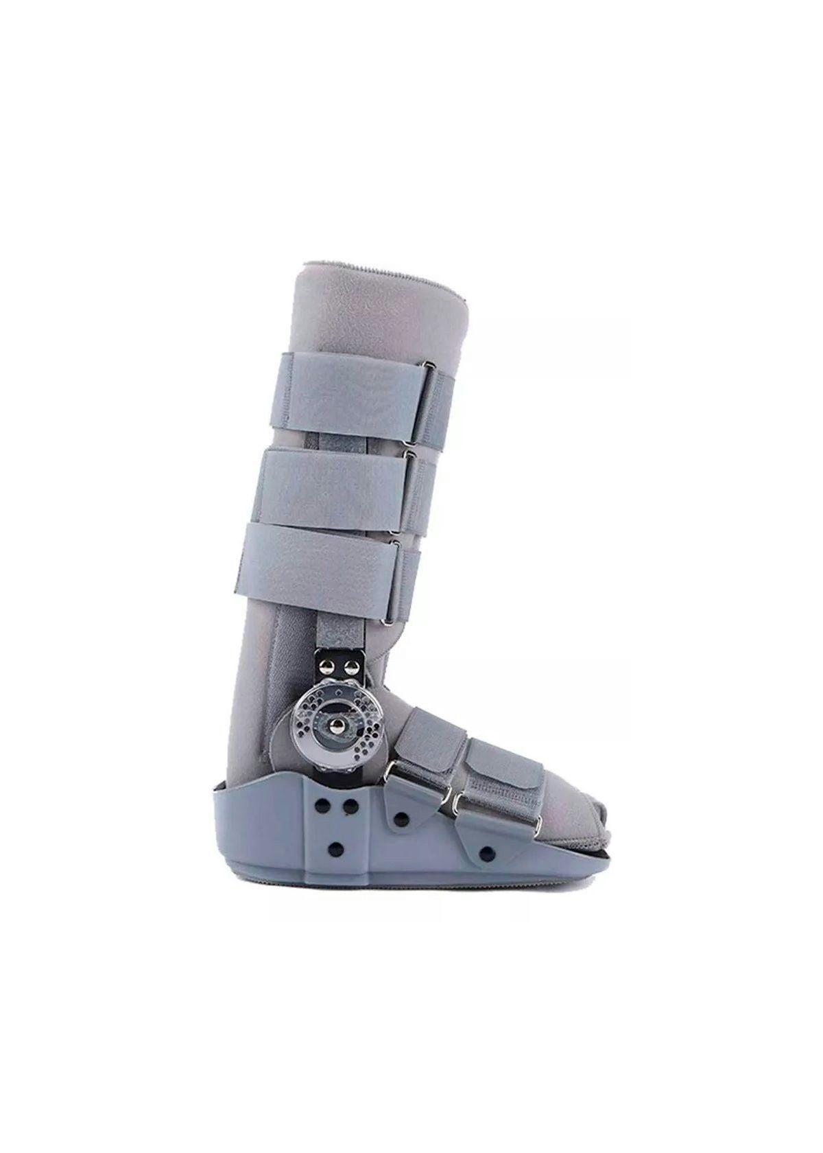 Bota Ortopédica Mecanismo Rom Cam Walker Alta Gris Oneder Talla S-5