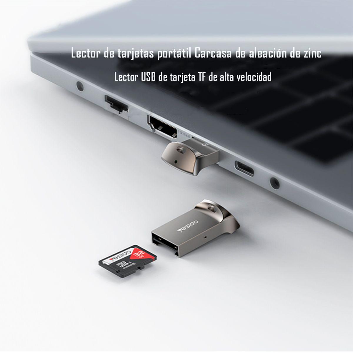 Adaptador Otg Tarjeta Tf A Usb Yesido Gs20-2