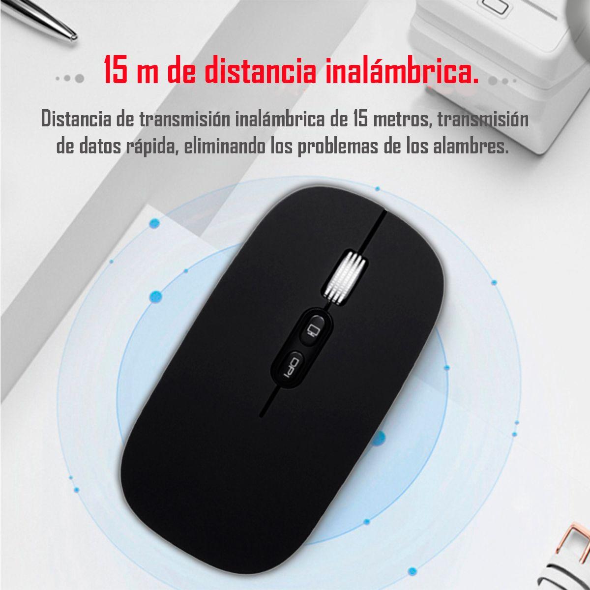 Mouse Inalámbricos Wireless Bluetooth Imice E-1400 Negro-2