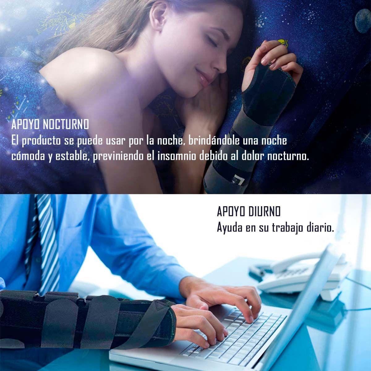 Ortesis Inmovilizadora Muñeca Con Ferula Palmar Dorsal Talla S Derecha-4