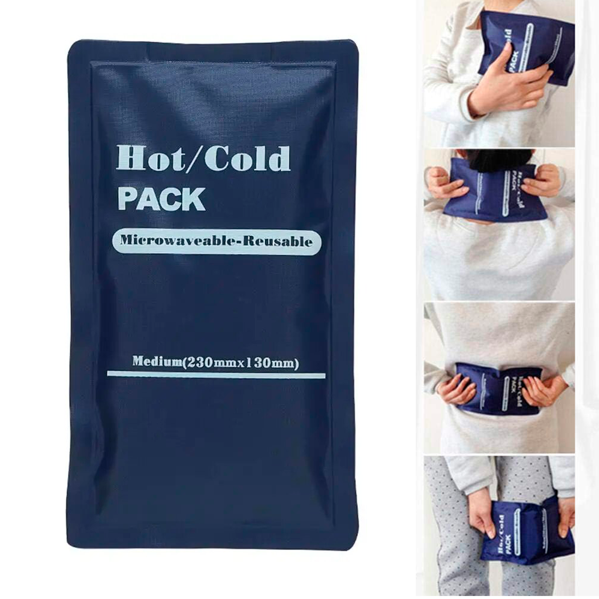 Compresa Frio - Calor Tamaño Mediano De 23x13 Cm-6