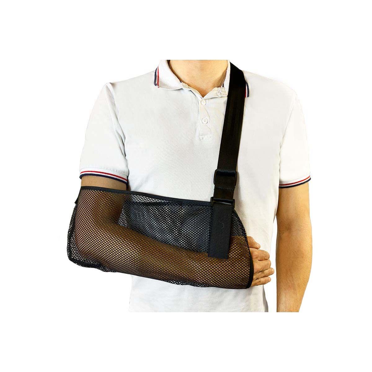 Cabestrillo Inmovilizador Malla Para Brazo Talla M Negro Oneder-0