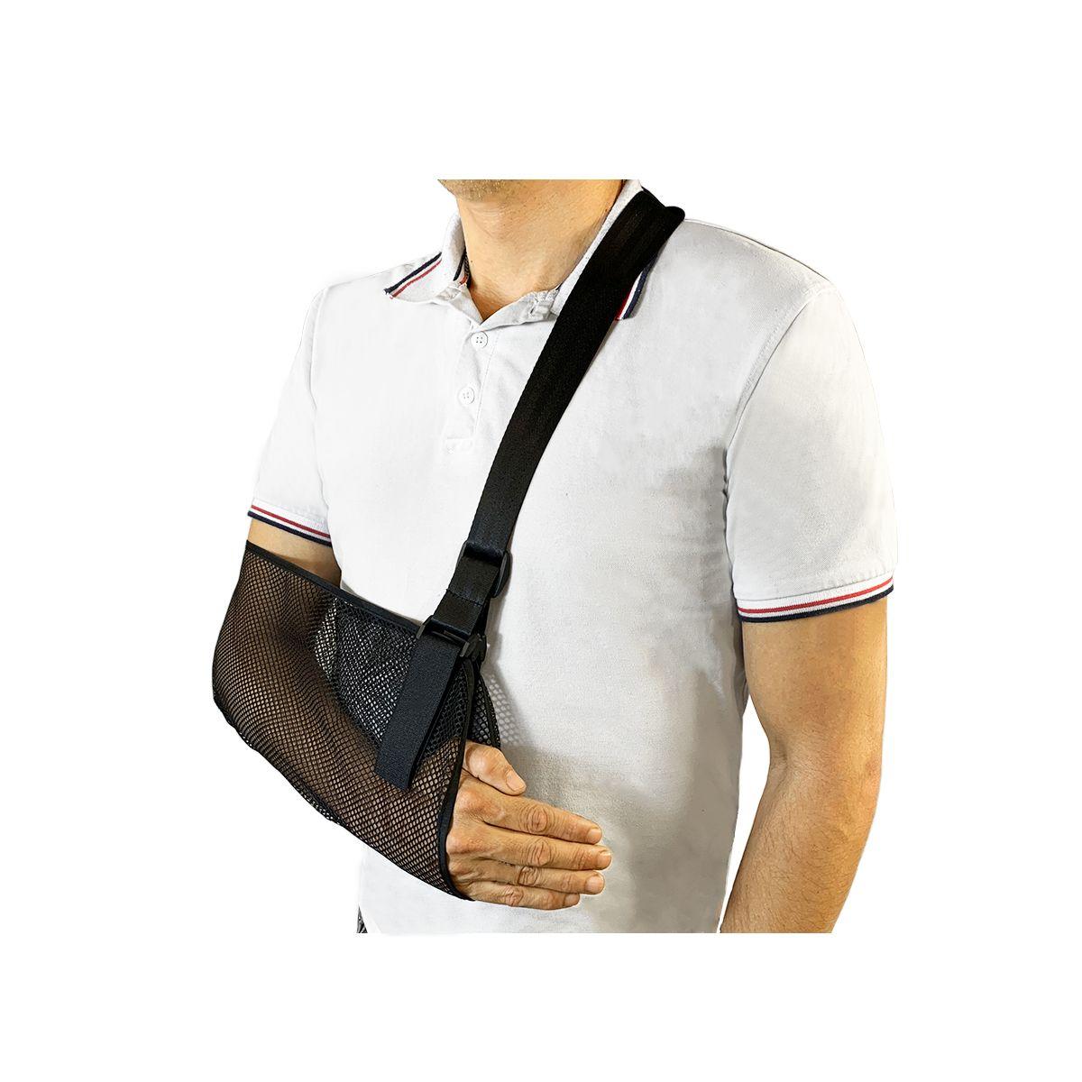Cabestrillo Inmovilizador Malla Para Brazo Talla M Negro Oneder-4