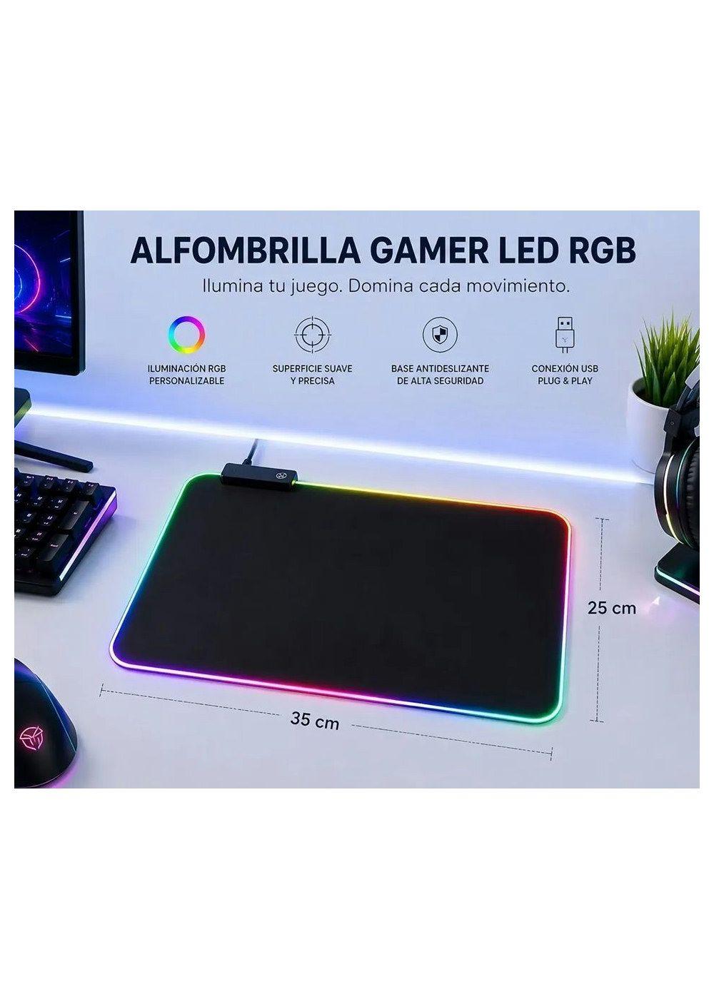 Kit Gamer Mouse Imice X6 6400 Dpi Mousepad Rgb 35x25cm-3
