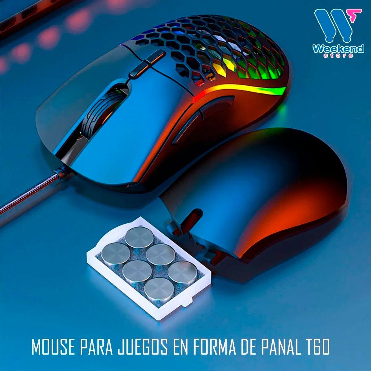 Mouse Gamer Personalizable Rgb Imice T60 6400 dpi-5