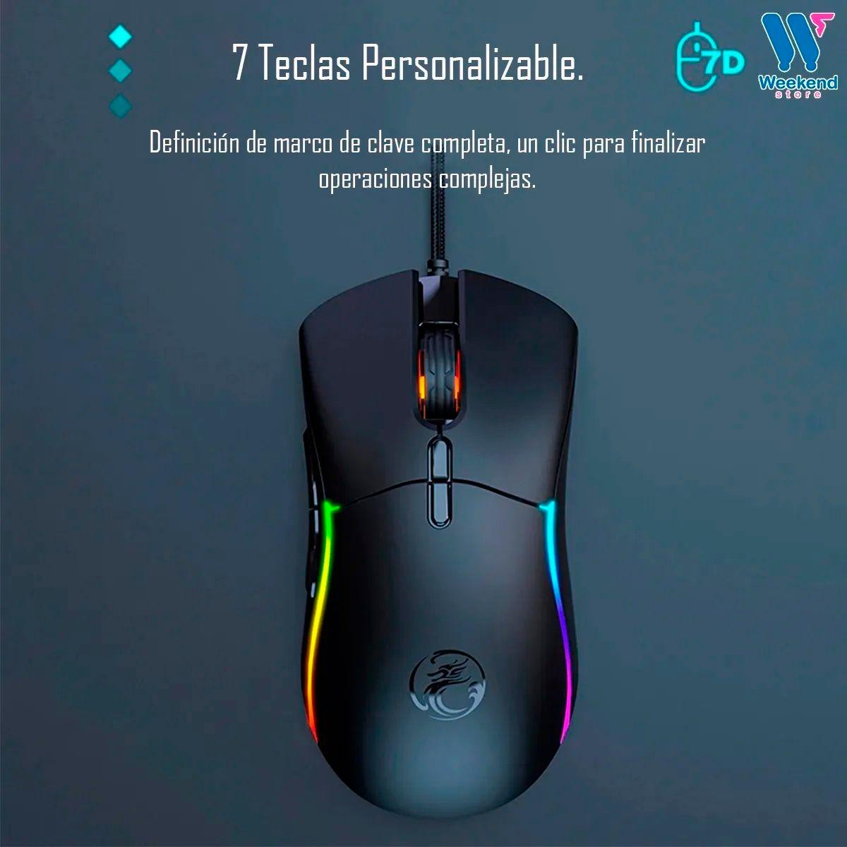 Mouse Gamer Personalizable Rgb Imice T60 6400 dpi-9