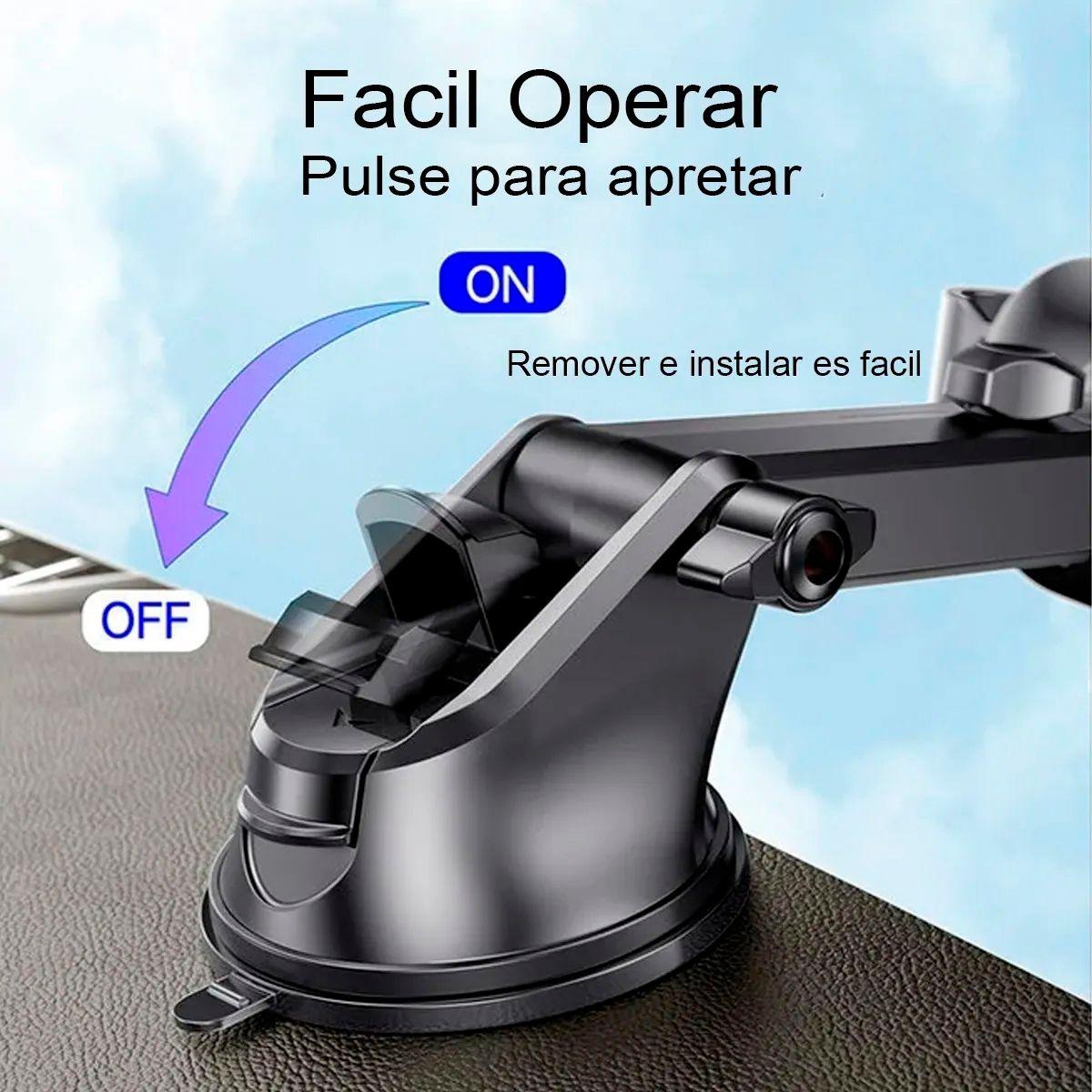 Soporte Holder Celular Auto Con Ventosa Brazo Yesido C138-2