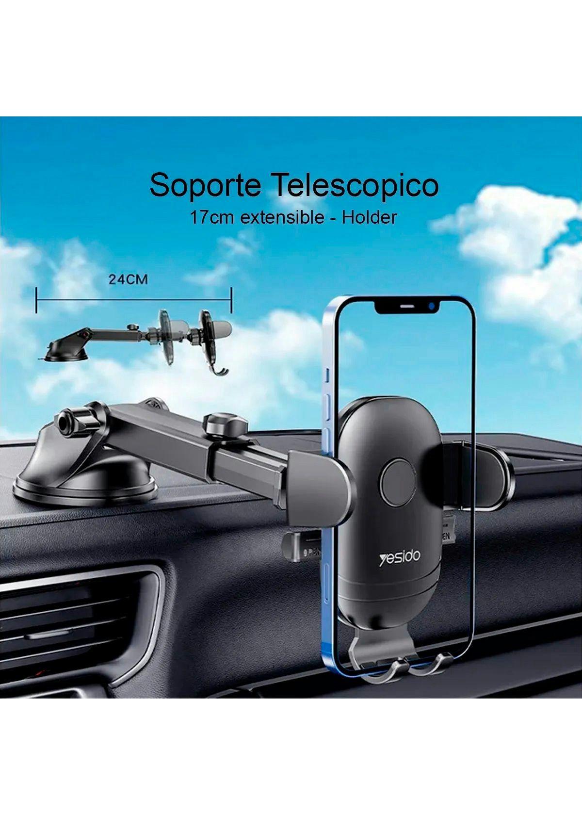Soporte Holder Celular Auto Con Ventosa Brazo Yesido C138-5